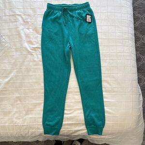 Urbankids NEW teal girls joggers/sweatoants, with tags On, size large 14/16